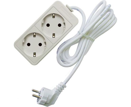 Бытовой удлинитель СОЮЗ ТМ, 2200Вт, с/з, 2гн., ПВС, 5м 481S-9205 