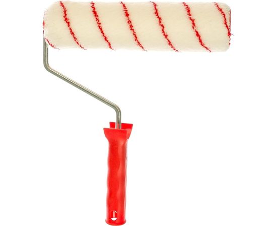 Валик с ручкой 8мм, 250мм, ворс 9мм, D 48мм, D ручки 8мм, полиамид MATRIX НЕЙЛОН Стандарт 80755 