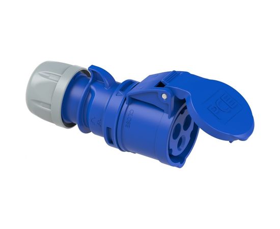 Кабельная розетка PCE 32А 230V 1P+N+E IP44 223-6 