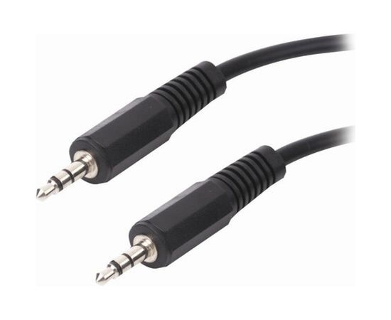 Кабель SONNEN Jack 3.5 mm M-M 15м для передачи стерео-аудио, черный 513119 – изображение 2