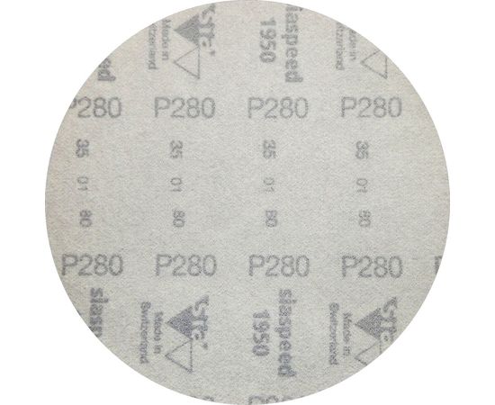 Круг шлифовальный на липучке siaspeed 1950 (5+1 шт; 150 мм; без отверстий; P280) sia Abrasives ss6-150-0-280 – изображение 2