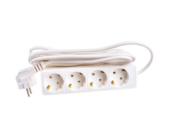 Бытовой удлинитель СОЮЗ ТМ, 2200Вт, с/з, 4гн., ПВС, 3м 481S-9403 – изображение 2