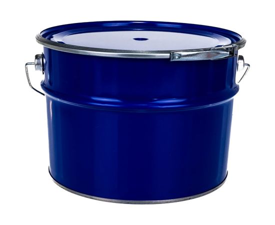Металлическое ведро ТАРА 10л, синий, крышка-обруч 17262 – изображение 2
