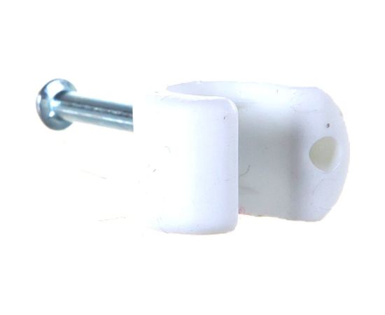 Крепежная скоба ЕВРОПАРТНЕР белая SC 7-10 50шт. 3 0835 1 – изображение 2