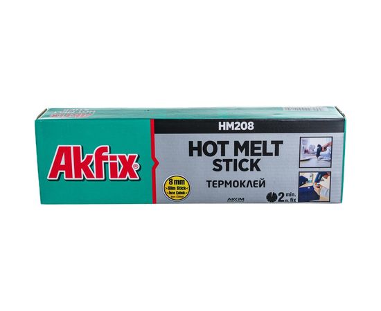 Термоклей HM208 (8 мм; 1 кг; 78 шт) Akfix GA120 – изображение 2