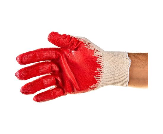 Перчатки Россия х/б ПВХ-обливные,10 класс 67724 – изображение 2