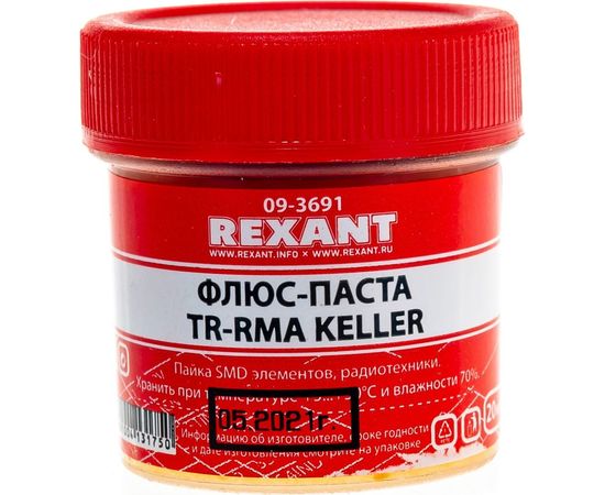 Флюс-паста TR-RMA KELLER 20 мл REXANT 09-3691 – изображение 3