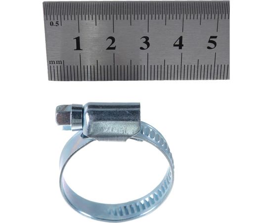 Обжимной хомут Госкреп 9 мм оцинк. 20-32 мм 2 шт, европодвес 11-0012420 – изображение 3