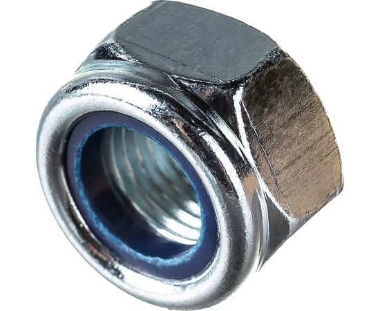 Самоконтрящаяся гайка ZAMETAL М12х1,25 пр. 8.0, DIN 985, оц. 250 шт. ZA518934 – изображение 3