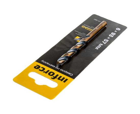 Сверло по металлу HSS-G (6х93х57 мм) Inforce 11-01-682 – изображение 3