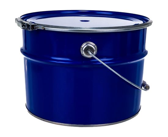 Металлическое ведро ТАРА 10л, синий, крышка-обруч 17262 – изображение 3