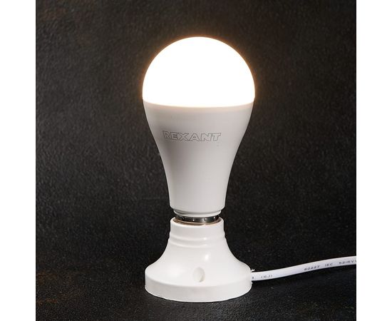 Светодиодная лампа REXANT E27 A60 25,5 Вт теплый свет 604-015 – изображение 4