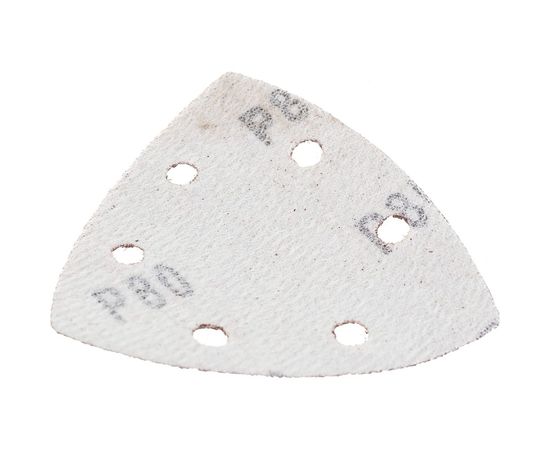 Треугольник шлифовальный на липучке (5 шт; 80х80х80 мм; Р80) PATRIOT 820010302 – изображение 4
