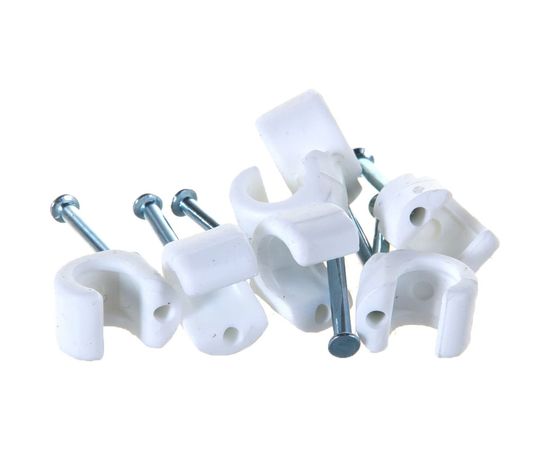 Крепежная скоба ЕВРОПАРТНЕР белая SC 7-10 50шт. 3 0835 1 – изображение 4