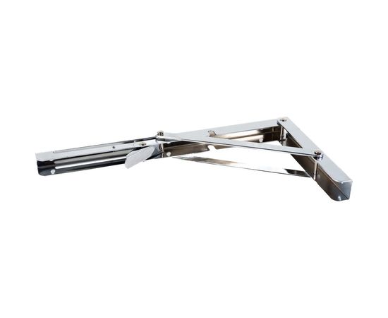 Складной кронштейн для полок MFK-TORG 300х155мм хром SB-53 К-53-300х155-ХРОМ – изображение 4