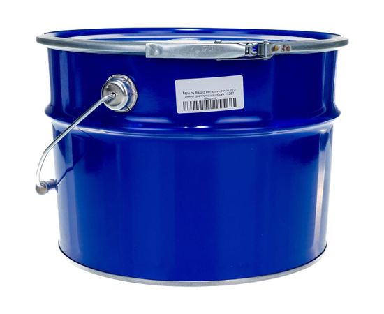 Металлическое ведро ТАРА 10л, синий, крышка-обруч 17262 – изображение 5