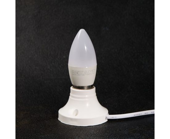 Светодиодная лампа REXANT Свеча 7,5Вт E27 713лм 2700K теплый свет 604-020 – изображение 5