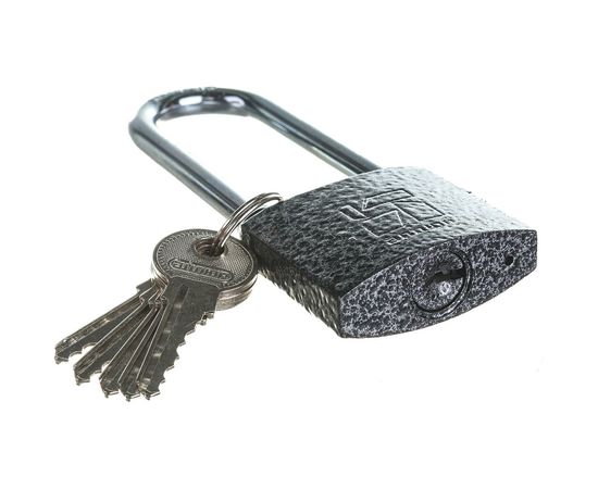 Навесной замок Аллюр HG-350C-L ВС1Ч-350Д полимер 5 ключей 3387 – изображение 7