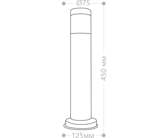 Садово-парковый светильник FERON DH022-450 18W, 230V, E27 11809 – изображение 8