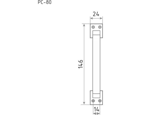Ручка-скоба НОРА-М РС -80 мм хром 6782 – изображение 8