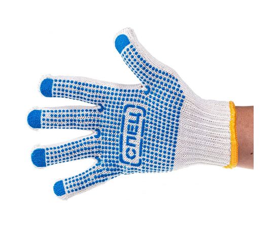 Перчатки х/б с ПВХ 10 шт. СПЕЦ-SB Пер 007 – изображение 9