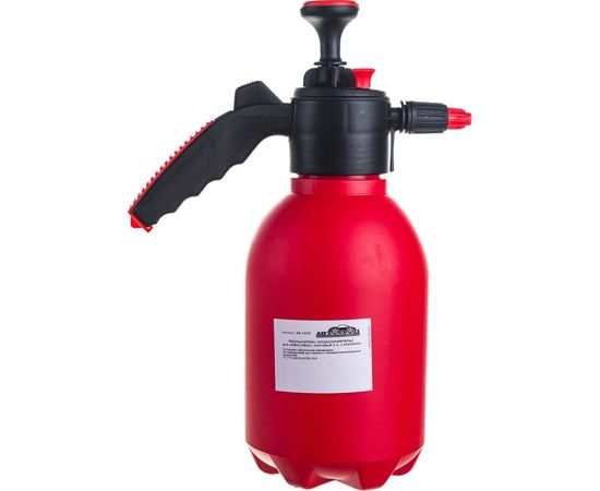 Помповый распылитель-опрыскиватель с клапаном д��я мойки стёкол АВТОСТОП RED 2 л AB-220R 