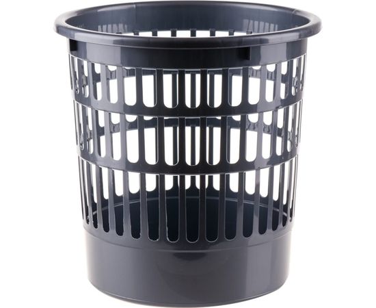 Корзина для бумаг OfficeClean 9л, сетчатая, серая 299872 