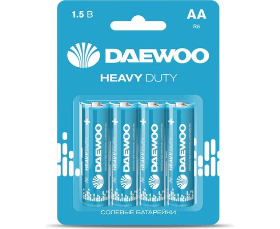Солевая батарейка DAEWOO R 6 Heavy Duty 2021 BL-4 5029309 