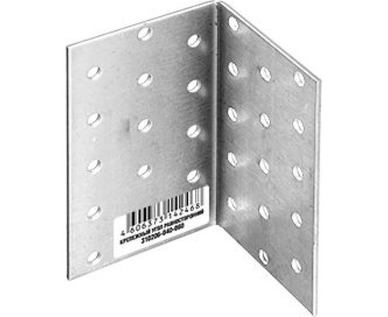 Крепежный угол Зубр МАСТЕР равносторонний, 60х40х40мм, 1шт 310206-060-040 