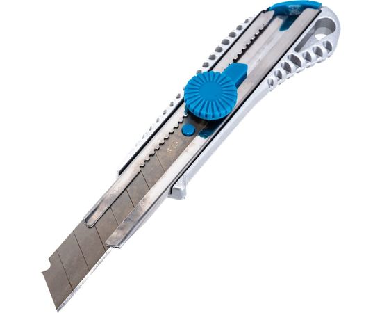 Нож с винтовым фиксатором, 18 мм РемоКолор Aluminium-twist 19-0-312 