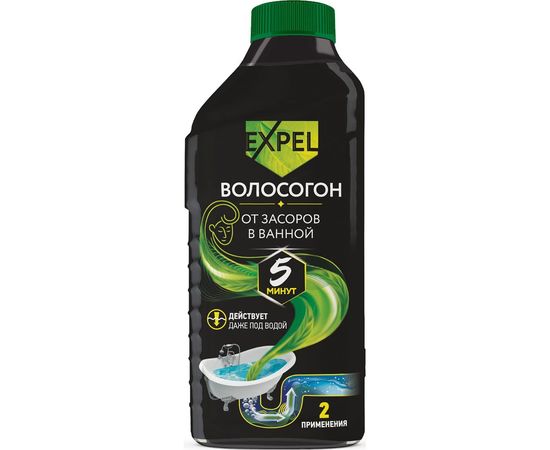 Гель для устранения засоров от волос EXPEL ВОЛОСОГОН с Летучей 500 мл TS00016 