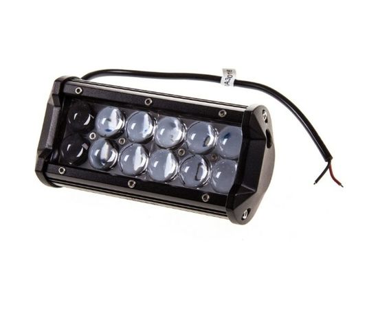 Прямоугольная светодиодная фара SKYWAY OFF ROAD 12V/24V 36W 6000K 12 диодов дальний свет S08401021 