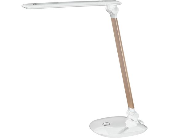 Настольный светильник ЭРА NLED-456-10W-W-G белый с золотом Б0028436 