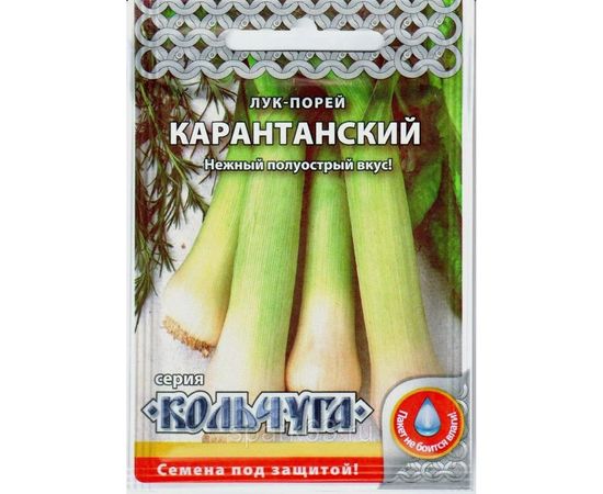 Семена РУССКИЙ ОГОРОД Лук порей Карантанский Кольчуга 1 г Е07602 
