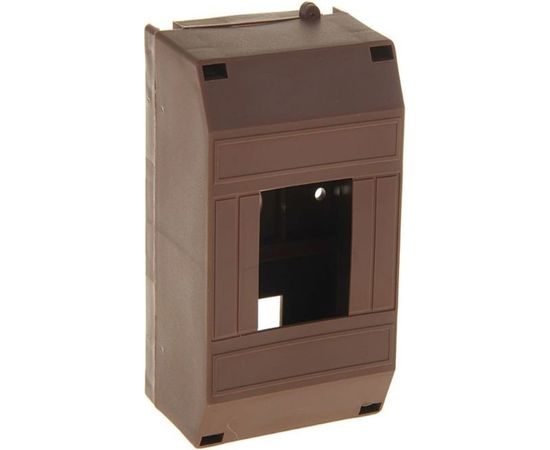 Бокс для автоматических выключателей УРАЛ ПАК на 2-4 модуля под темное дерево IP 20. БВ-9118075-028 