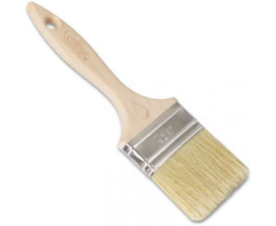 Малярная плоская кисть DKR 038мм деревянная ручка Platinum 788 