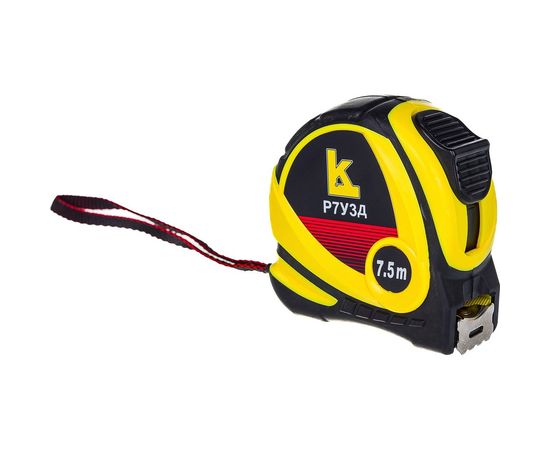 Рулетка КАЛИБРОН 7,5м Р75УЗД обрез. КЛБ /госреестр № 71665-18/ 717588 
