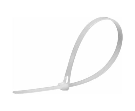 Нейлоновый многоразовый хомут STEKKER 8x300 мм, белый, NYCT80-300 39084 – изображение 2