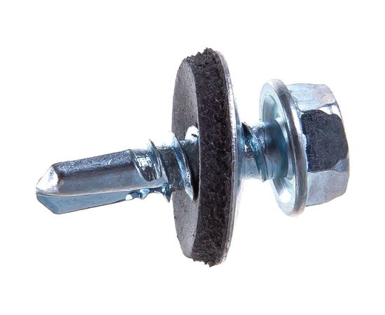 Саморез оцинкованный 2500 шт (19х5.5 мм) для крепления кровельных материалов к металлическим конструкциям ЗУБР 4-300310-55-019 – изображение 2