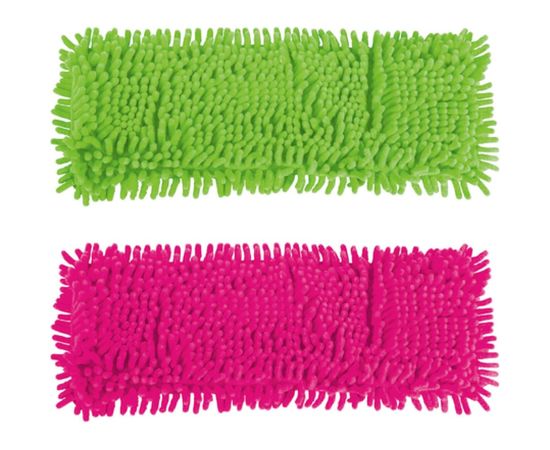 Плоская насадка для швабры/держателя 40 см YORK МОП Salsa карманы, ворсистая микрофибра, ворс 2 см 081310 – изображение 2