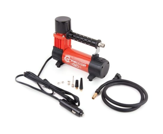Металлический автомобильный компрессор 12В, 140Вт АГРЕССОР AGR-30 – изображение 2