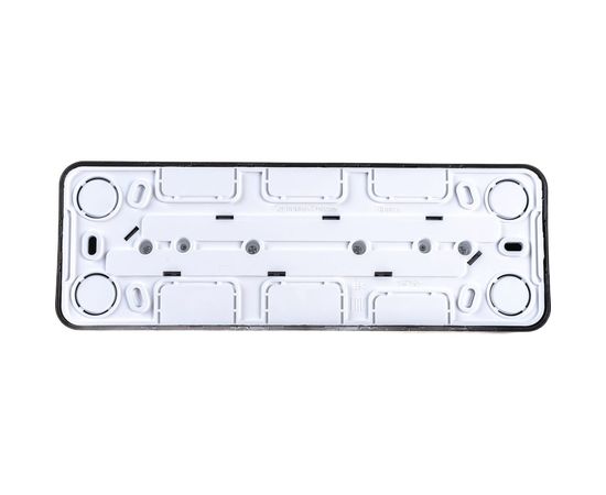 4-ая розетка Schneider Electric BLANCA открытой установки, с заземлением, без шторок, антрацит BLNRA011416 – изображение 2