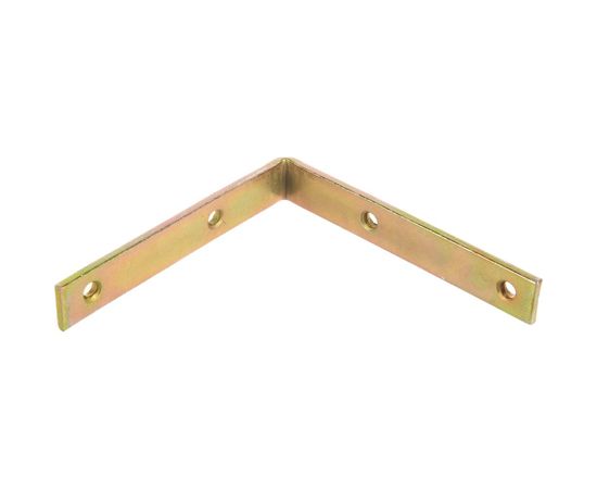 Мебельный уголок ЗУБР узкий УМ-5.0 150х150х25 х 5мм желтый цинк 31031-150 – изображение 2