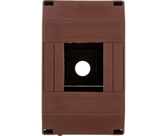 Бокс для автоматических выключателей УРАЛ ПАК на 2-4 модуля под темное дерево IP 20. БВ-9118075-028 – изображение 2
