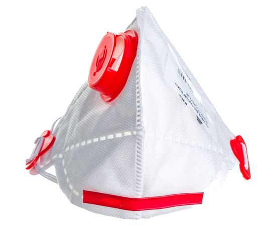 Респираторная четырёхпанельная маска Delta Plus FFP3 10 шт. M1304VC – изображение 3