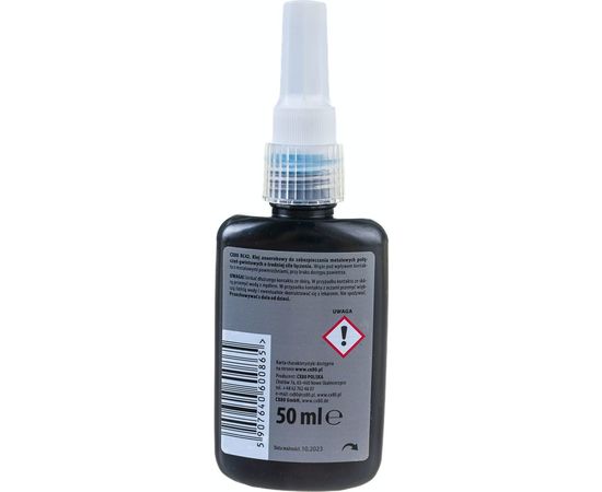 Фиксатор резьбы средней прочности CX80 средней вязкости, синий RC42 50ML 086 – изображение 3