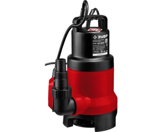 Дренажный насос ЗУБР 900 Вт для грязной воды НПГ-М1-900 – изображение 3