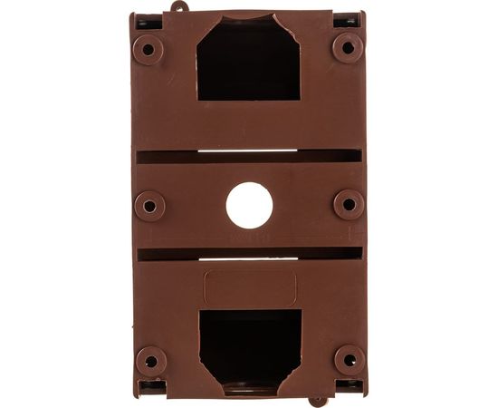 Бокс для автоматических выключателей УРАЛ ПАК на 2-4 модуля под темное дерево IP 20. БВ-9118075-028 – изображение 3