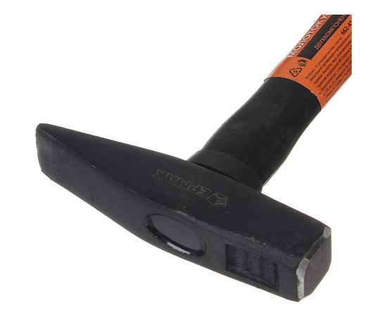 Кованый молоток ЕРМАК с фиберглассовой двухкомпонентной ручкой 200г 662-416 – изображение 3