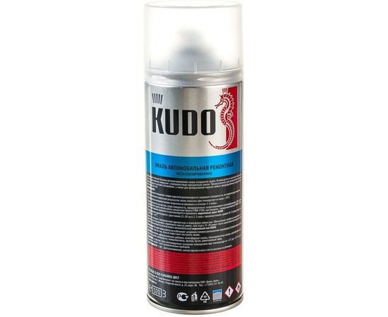 Автомобильная ремонтная металлизированная эмаль KUDO Серый базальт 242 520 мл 41242 11605173 – изображение 4